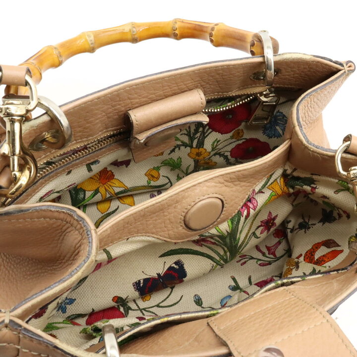 楽天市場】【バッグ】GUCCI グッチ バンブー スモールショッパー 