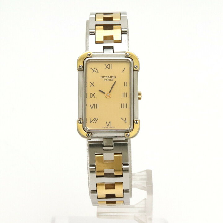 楽天市場】【ウォッチ】HERMES エルメス クロアジュール ゴールド文字  