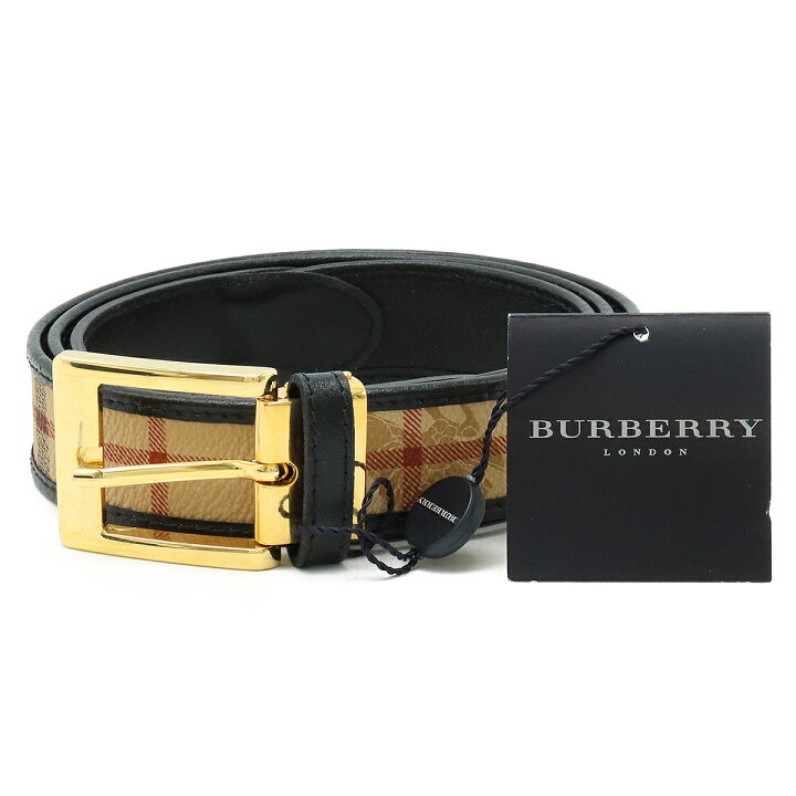 楽天市場】BURBERRY バーバリー ベルト ノバチェック チェック柄 