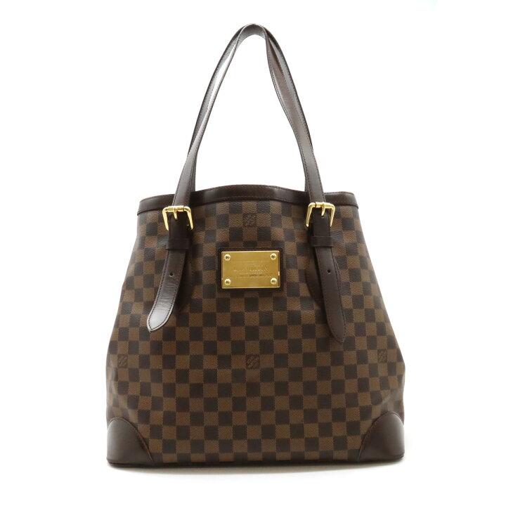 楽天市場】LOUIS VUITTON ルイ ヴィトン ダミエ ハムステッドGM トート 