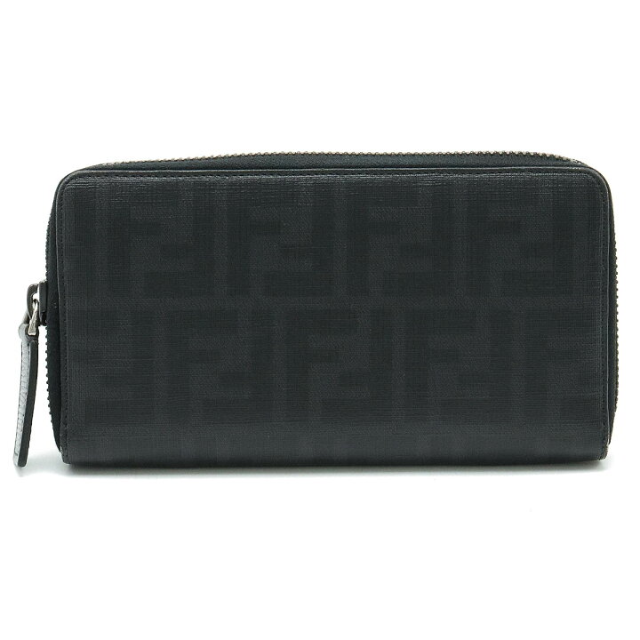 楽天市場】【財布】FENDI フェンディ ズッカ柄 ラウンドファスナー 長 