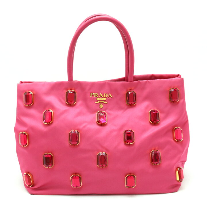 楽天市場】【バッグ】PRADA プラダ ビジュー トートバッグ 