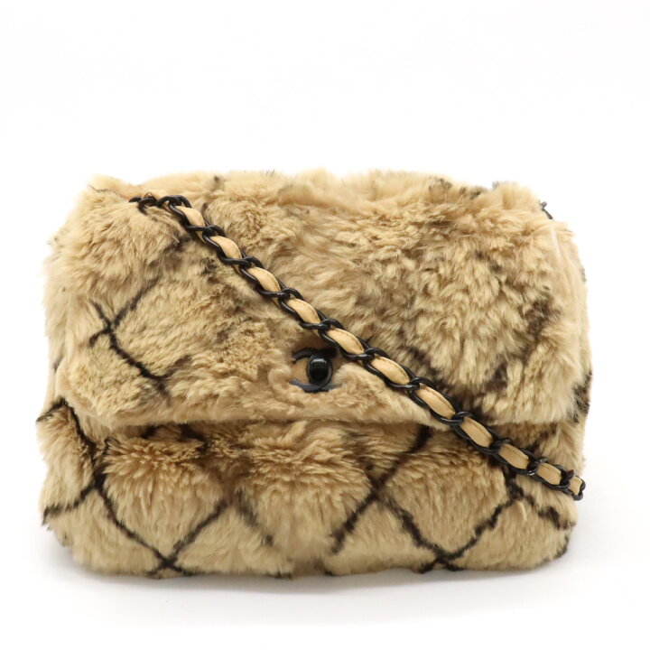 楽天市場】【バッグ】CHANEL シャネル ラパン ラビットファー ココ  