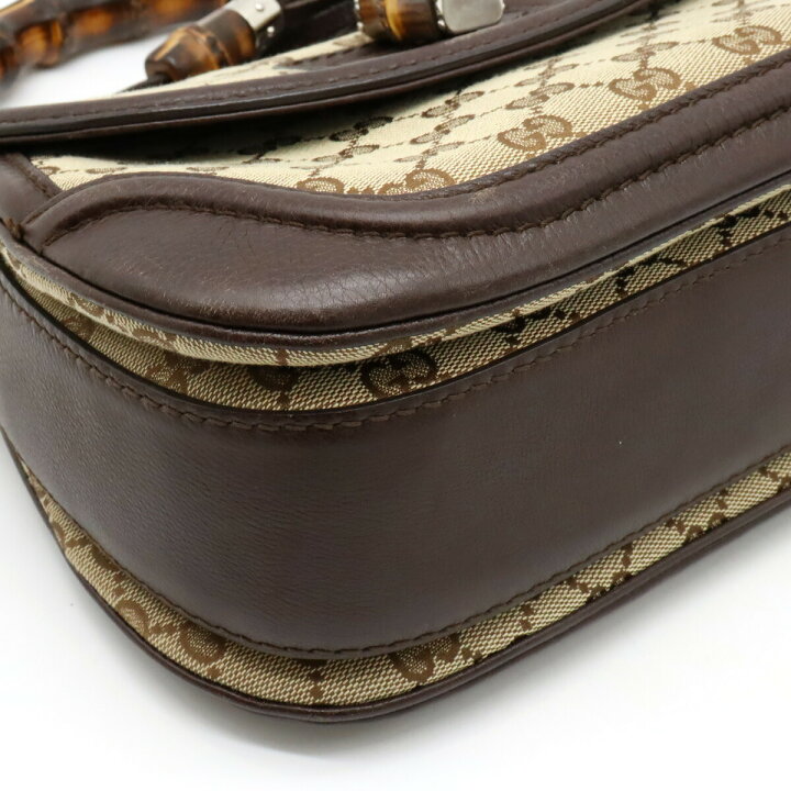 楽天市場】【バッグ】GUCCI グッチ GGキャンバス バンブー タッセル  
