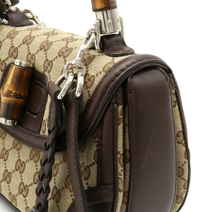 楽天市場】【バッグ】GUCCI グッチ GGキャンバス バンブー タッセル  