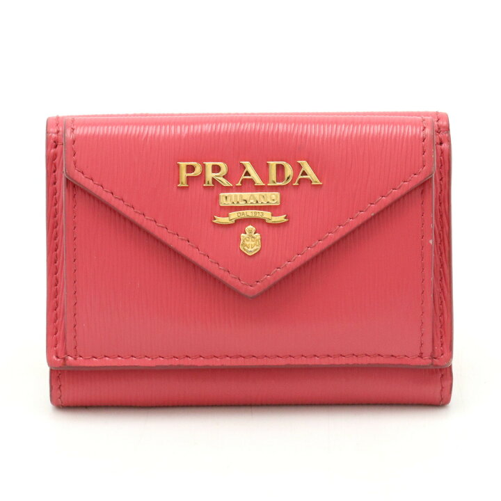 楽天市場】【財布】PRADA プラダ コンパクトウォレット 3つ折財布 三  