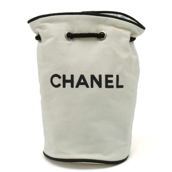 楽天市場】【バッグ】CHANEL シャネル ノベルティ ロゴプリント 巾着  