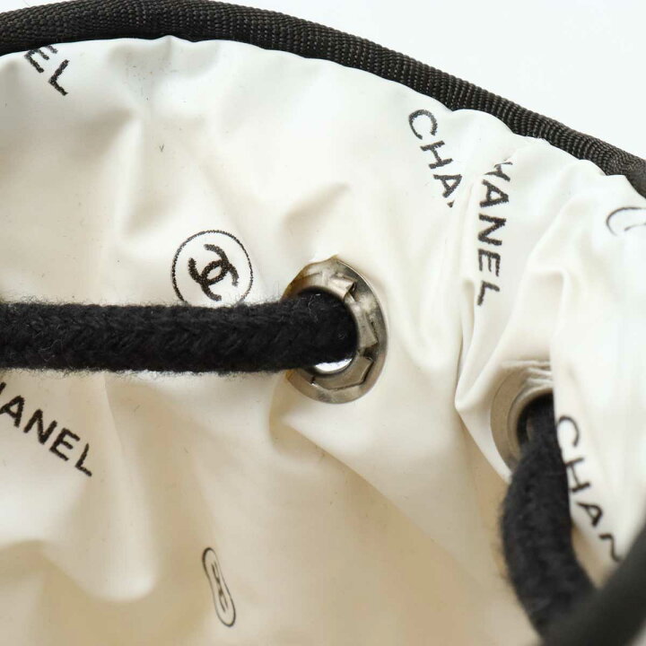 楽天市場】【バッグ】CHANEL シャネル ノベルティ ロゴプリント 巾着  