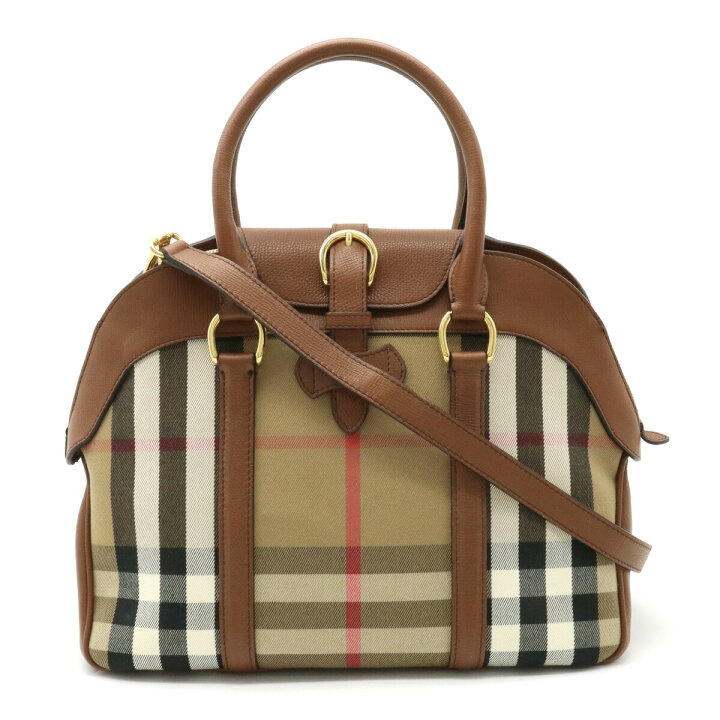 楽天市場】【バッグ】BURBERRY バーバリー MILVERTON ハンドバッグ 