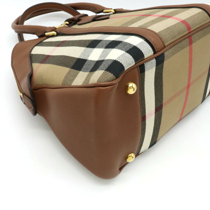 楽天市場】【バッグ】BURBERRY バーバリー MILVERTON ハンドバッグ 