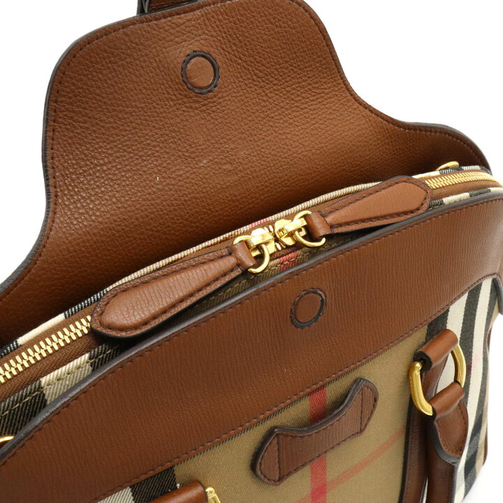 楽天市場】【バッグ】BURBERRY バーバリー MILVERTON ハンドバッグ 