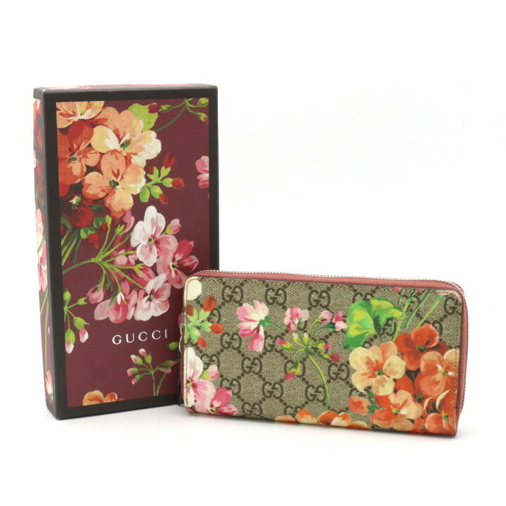 楽天市場】【財布】GUCCI グッチ GGブルームス GGスプリーム フラワー  