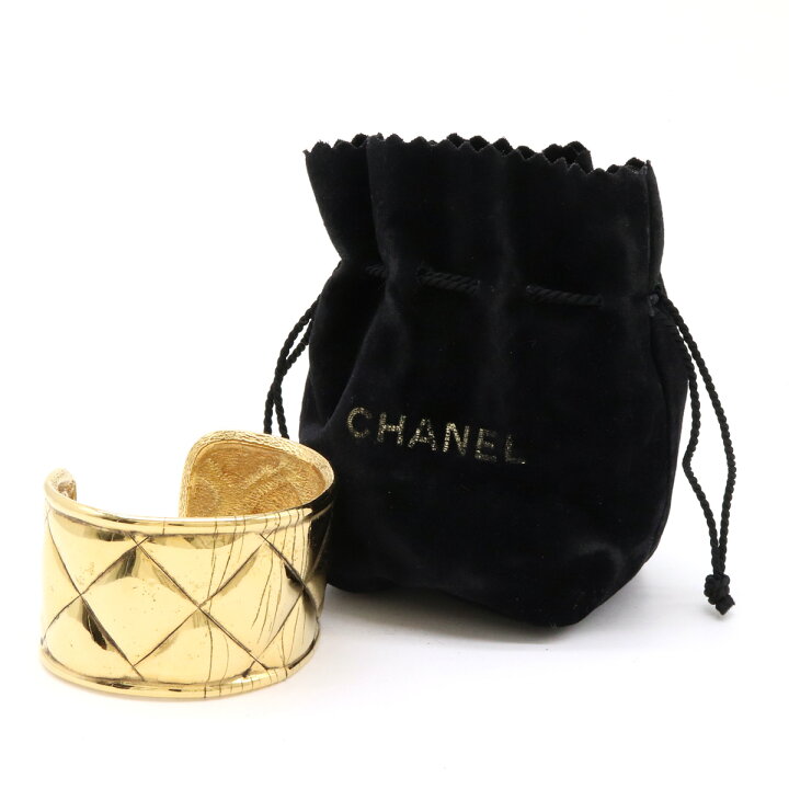 楽天市場】CHANEL シャネル マトラッセ ココマーク バングル オープン 