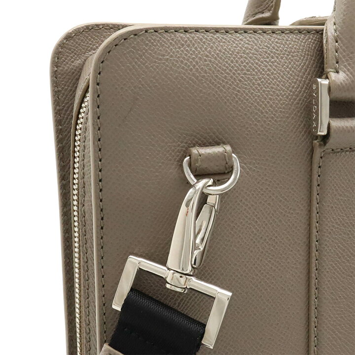 BVLGARI(ブルガリ) ビジネスバッグ ブルガリブルガリ グレーベージュ  