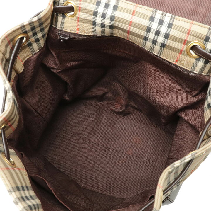 楽天市場】BURBERRY バーバリー ノバチェック シャドーホース リュック 