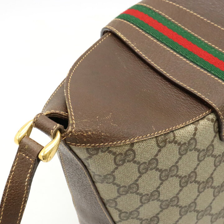 楽天市場】【バッグ】GUCCI グッチ オールドグッチ GGプラス シェリー 