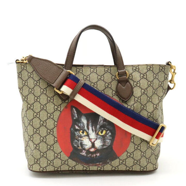 楽天市場】GUCCI グッチ GGスプリーム ミスティックキャット ネコ 猫 