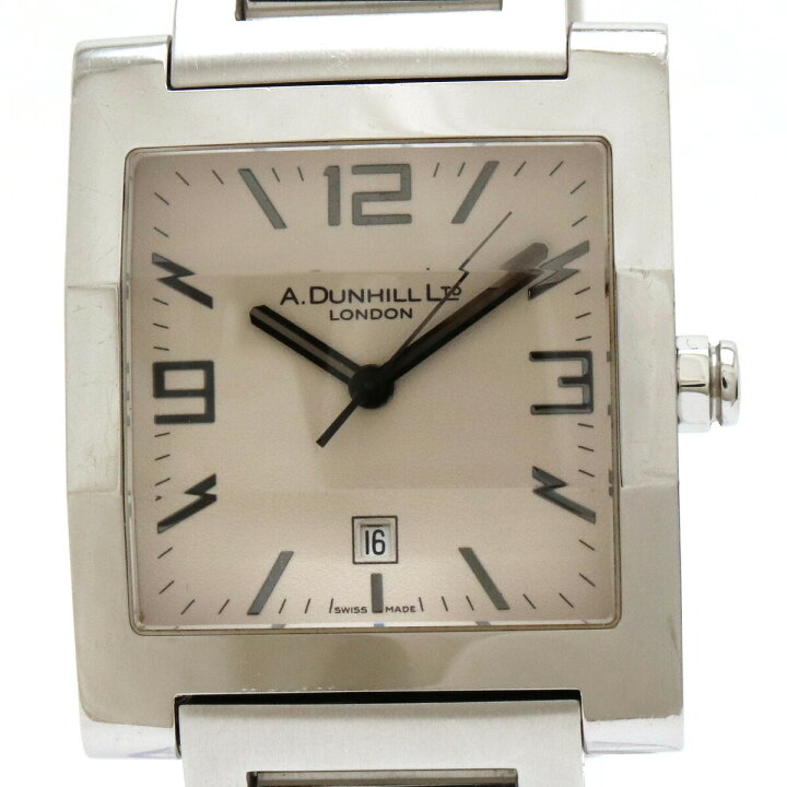 楽天市場】【ウォッチ】dunhill ダンヒル スクエア ファセット デイト 