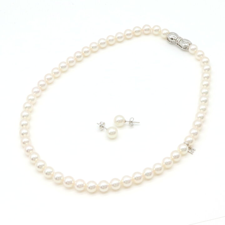 楽天市場】【ジュエリー】MIKIMOTO ミキモト パール ネックレス ピアス 