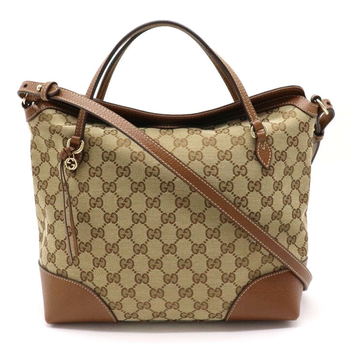 楽天市場】【バッグ】GUCCI グッチ GGキャンバス ブリー ハンドバッグ  