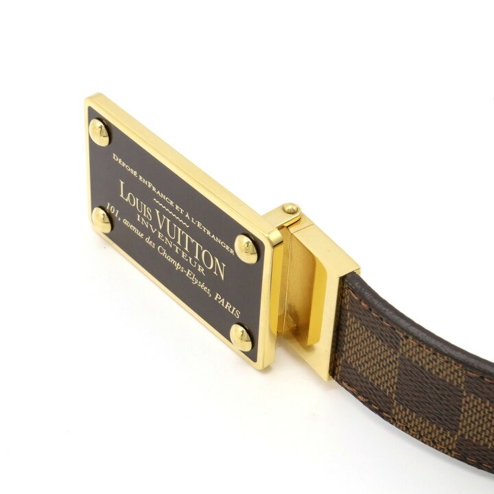 楽天市場】LOUIS VUITTON ルイ ヴィトン ダミエ サンチュール アン  