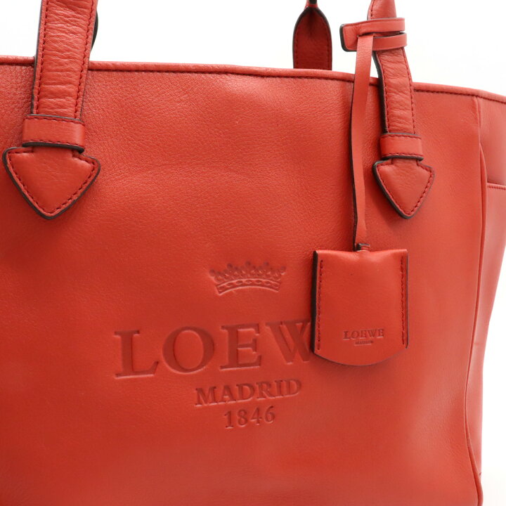 楽天市場】【バッグ】LOEWE ロエベ ヘリテージ スモール トート トート 