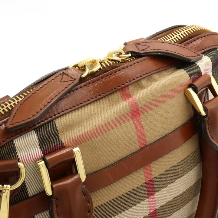 楽天市場】【バッグ】BURBERRY バーバリー ノバチェック ハンドバッグ 