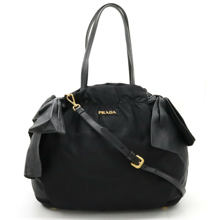 楽天市場】【バッグ】PRADA プラダ サイドリボン トートバッグ 2WAY 