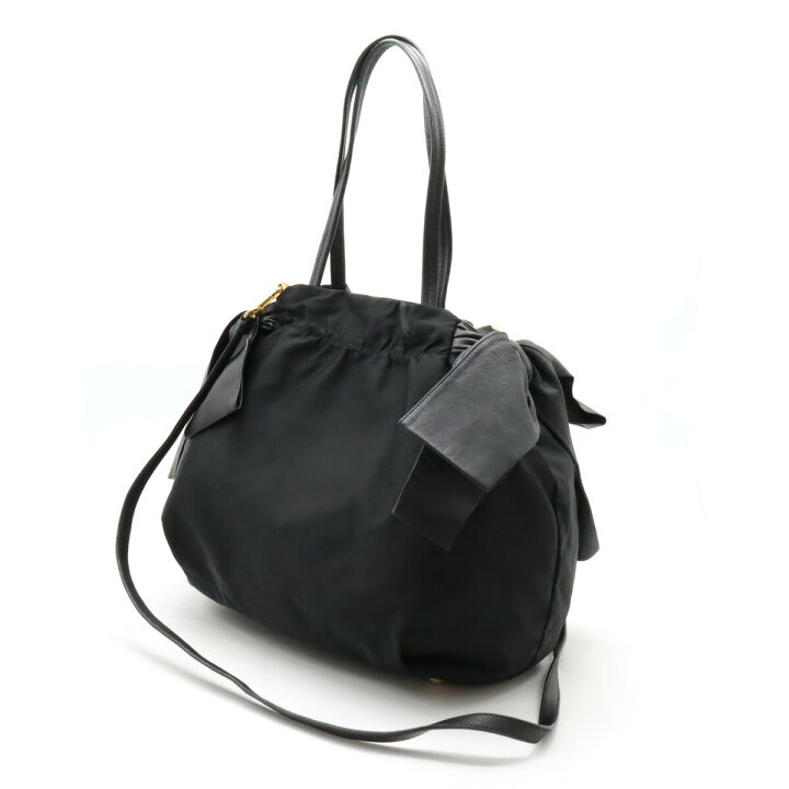 楽天市場】【バッグ】PRADA プラダ サイドリボン トートバッグ 2WAY 