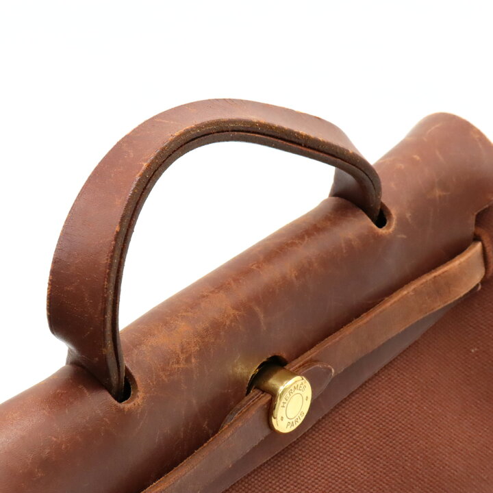 楽天市場】【バッグ】HERMES エルメス エールバッグMM ハンドバッグ 