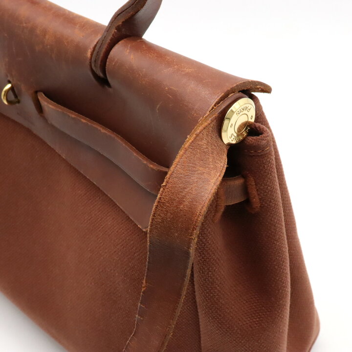 楽天市場】【バッグ】HERMES エルメス エールバッグMM ハンドバッグ 