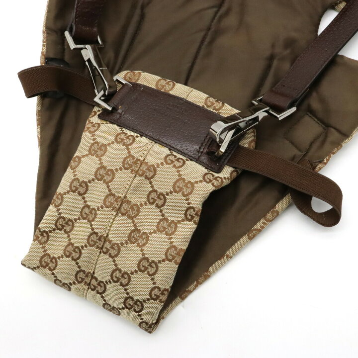 楽天市場】GUCCI グッチ GGキャンバス ベビーキャリー ベビーキャリア 