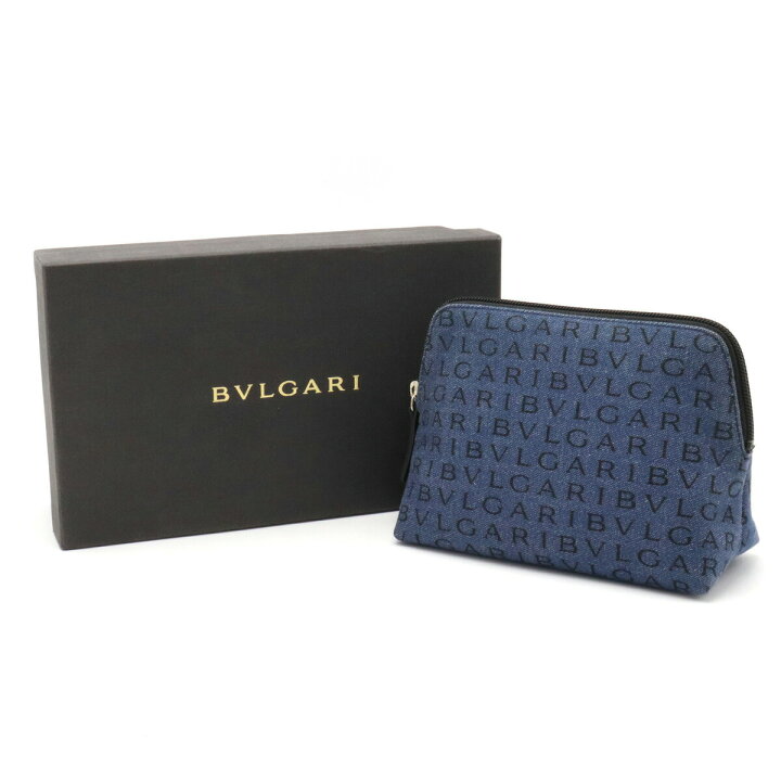 楽天市場】BVLGARI ブルガリ ロゴマニア マルチポーチ 半月ポーチ 化粧 
