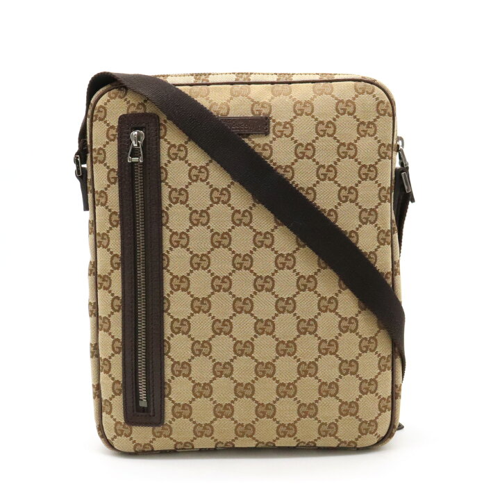 楽天市場】【バッグ】GUCCI グッチ GGキャンバス ショルダーバッグ 