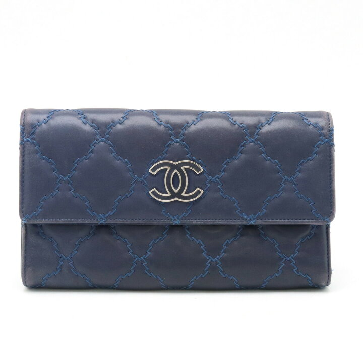楽天市場】【財布】CHANEL シャネル ウルトラステッチ ココマーク 3  