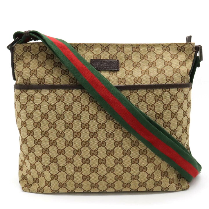 楽天市場】【バッグ】GUCCI グッチ GGキャンバス シェリーライン 