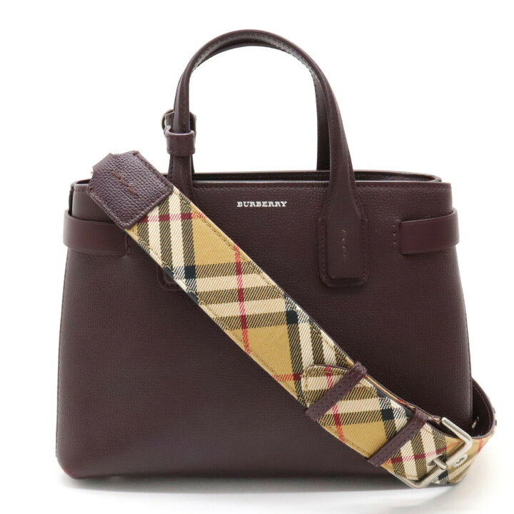 楽天市場】【バッグ】BURBERRY バーバリー ハンドバッグ 2WAY 