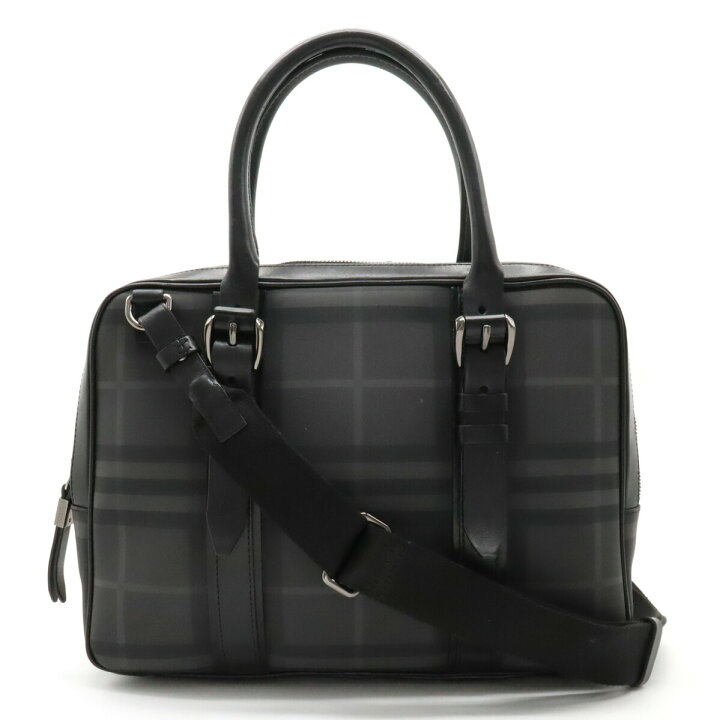 楽天市場】【バッグ】BURBERRY バーバリー チェック柄 ビジネスバッグ  