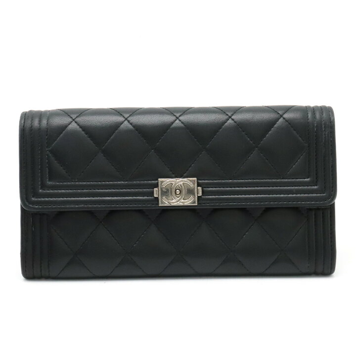 楽天市場】【財布】CHANEL シャネル ボーイシャネル マトラッセ ココ  