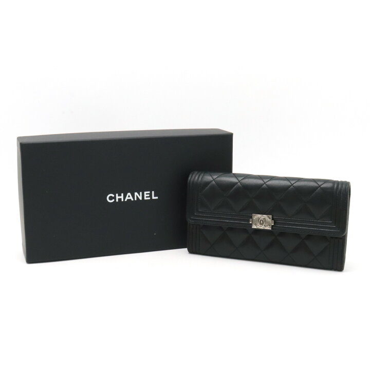 楽天市場】【財布】CHANEL シャネル ボーイシャネル マトラッセ ココ 