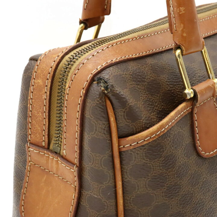 楽天市場】【バッグ】CELINE セリーヌ マカダム柄 ハンドバッグ ミニ  