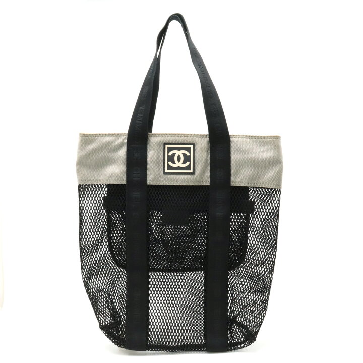 楽天市場】【バッグ】CHANEL シャネル スポーツライン ロゴ メッシュ 