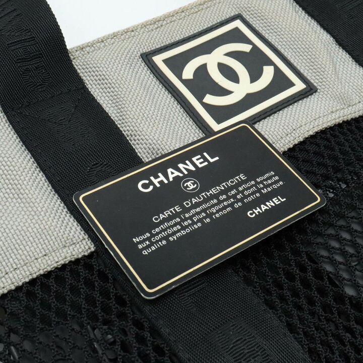 楽天市場】【バッグ】CHANEL シャネル スポーツライン ロゴ メッシュ 