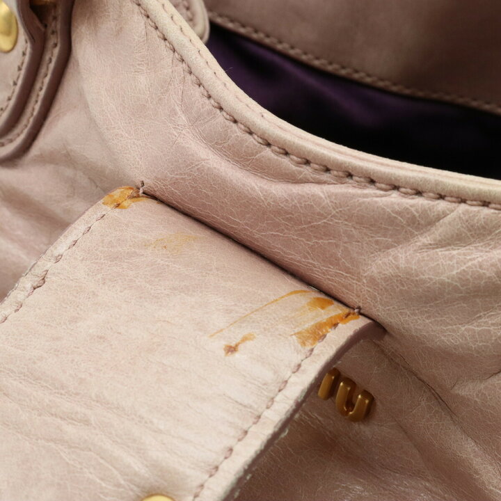 楽天市場】【バッグ】Miu Miu ミュウ ミュウ ミュウミュウ サイド  