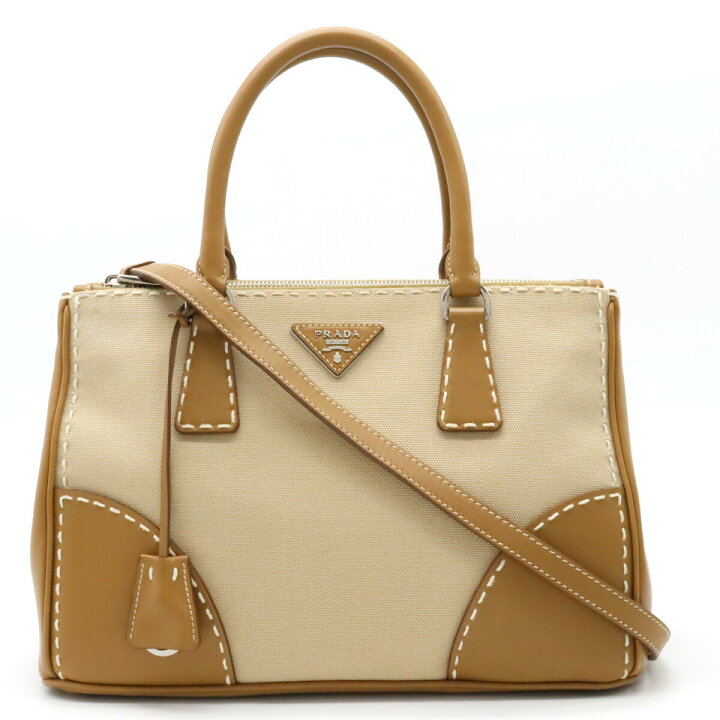 楽天市場】【バッグ】PRADA プラダ CANAPA カナパ CITY CAL ステッチ  