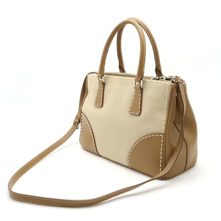 楽天市場】【バッグ】PRADA プラダ CANAPA カナパ CITY CAL ステッチ  