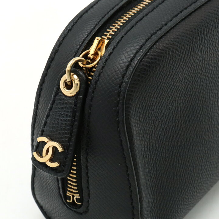 楽天市場】CHANEL シャネル ココマーク キャビアスキン ミニポーチ 