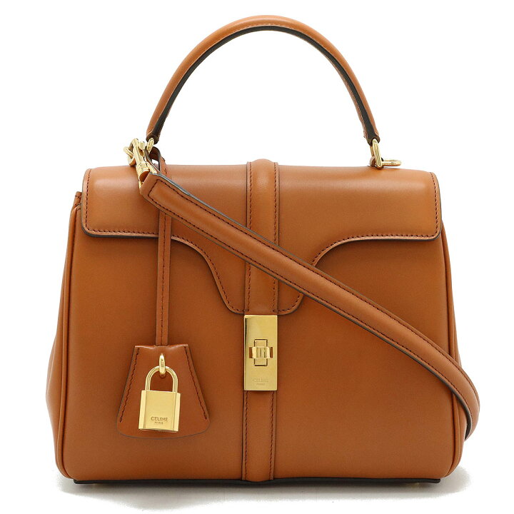 楽天市場】CELINE セリーヌ スモール16 セーズ ハンドバッグ 2WAY 