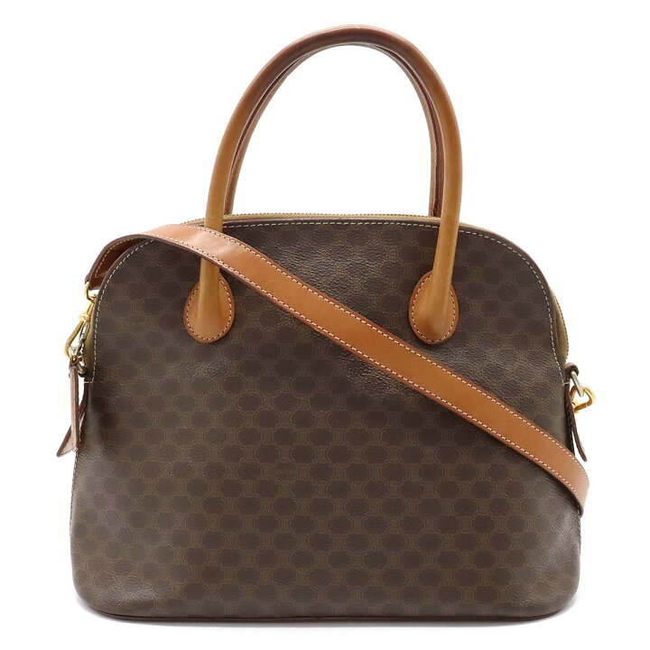 楽天市場】CELINE セリーヌ マカダム柄 ハンドバッグ 2WAY ショルダー 