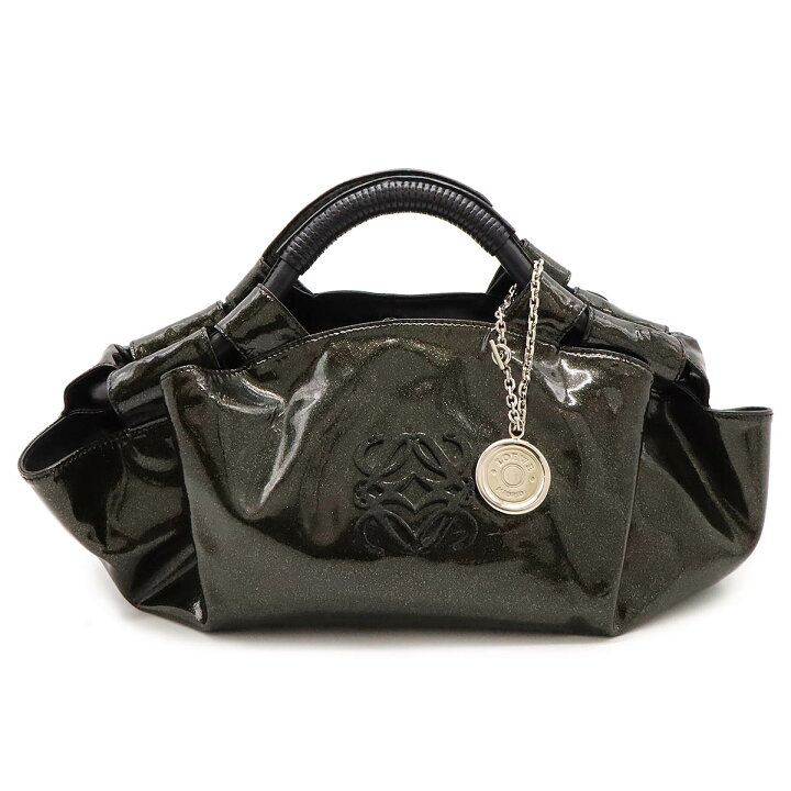 楽天市場】LOEWE ロエベ ナッパアイレ ハンドバッグ パテントレザー 
